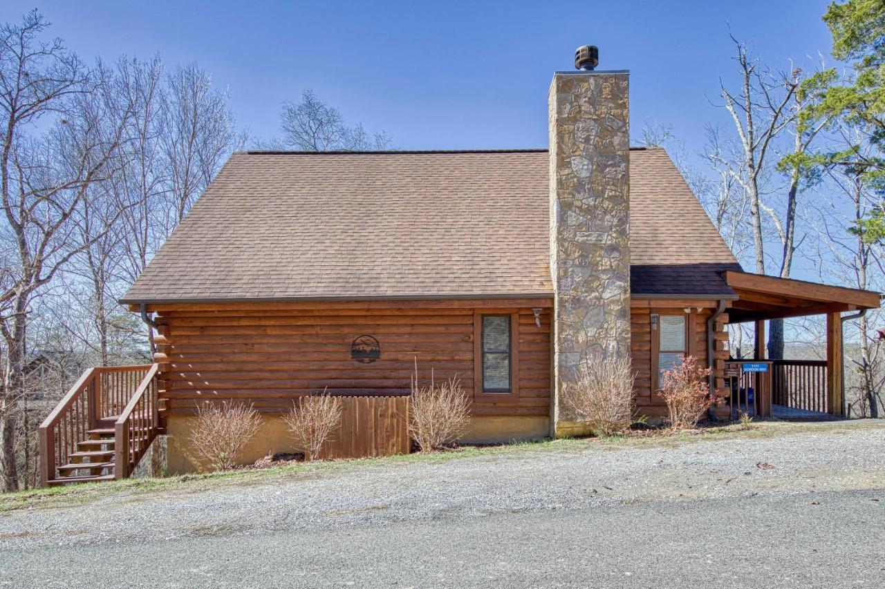 סביירוויל Serenity, A Rustic Log Cabin Retreat מראה חיצוני תמונה